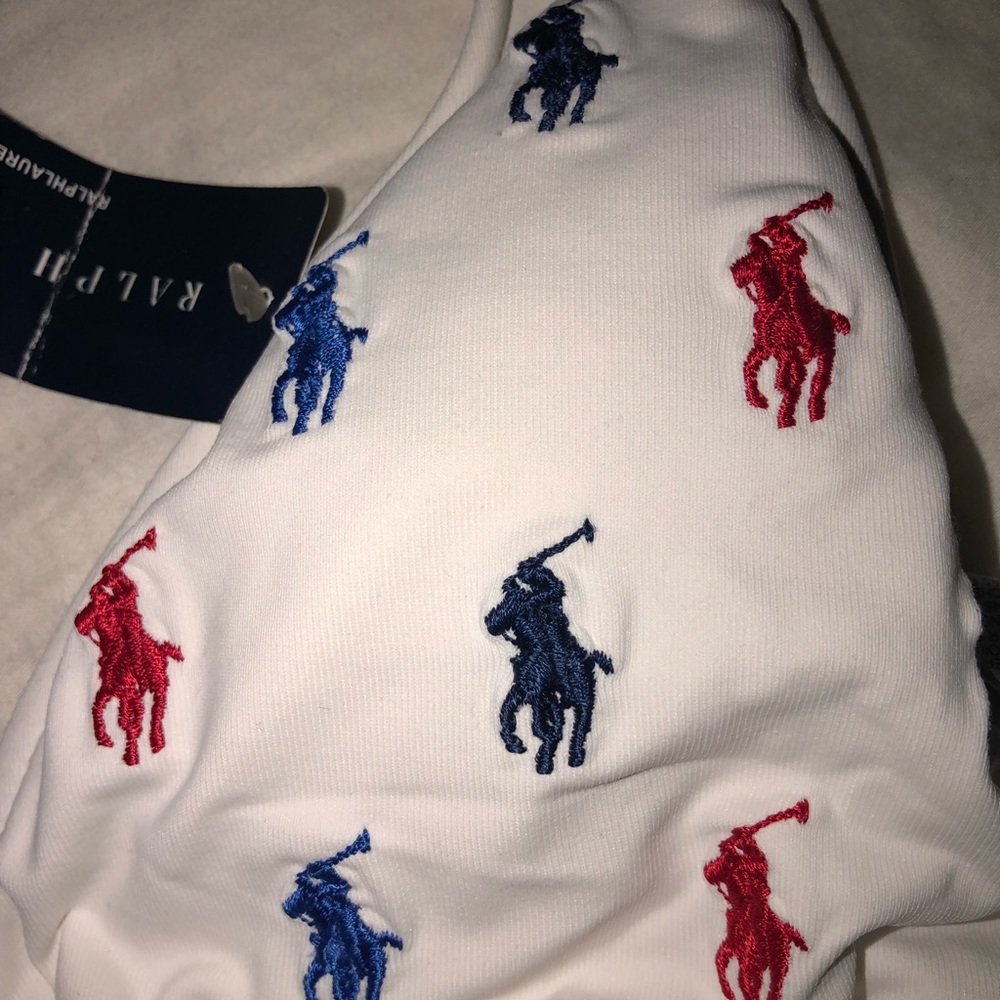 Red white & blue Polo Ralph Lauren bathingsuit top